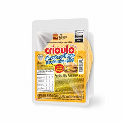 20461 - american Cheese fatiado Crioulo 160g