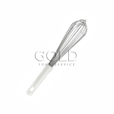 20508 - batedor fouet aço inox cabo branco 35cm inox Tramontina un