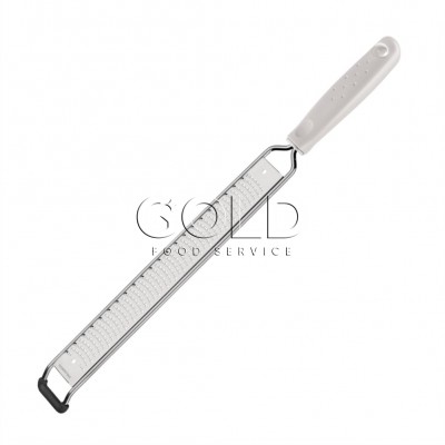 20514 - ralador aço inox tipo zester cabo branco 33cm Tramontina un