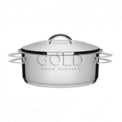 20544 - Caçarola aço inox com tampa n28 18,1cm alt 7,1l Tramontina un