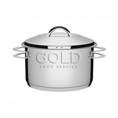 20545 - Caçarola aço inox funda com tampa n24 19,5cm alt 6,1l Tramontina un