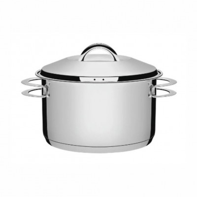 20545 - Caçarola aço inox funda com tampa n24 19,5cm alt 6,1l Tramontina un
