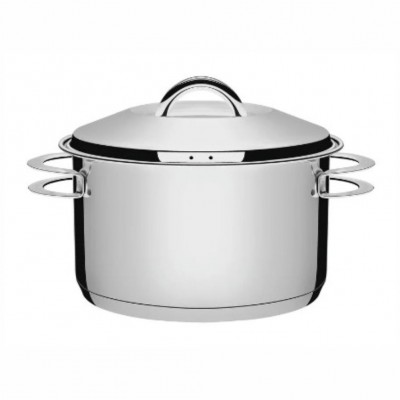 20546 - Caçarola aço inox funda com tampa n28 20,3cm alt 8,4l Tramontina un