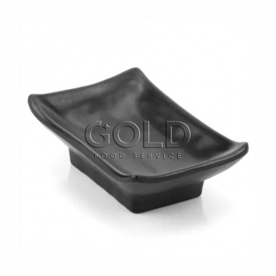 20641 - porta shoyu preto melamina Gourmet Mix un