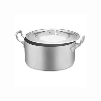 20719 - Caçarola de alumínio com tampa n26 12cm alt 6l Nova Real un