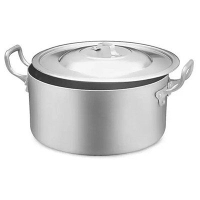 20729 - Caçarola de alumínio com tampa n60 26cm alt 73,4l Nova Real un
