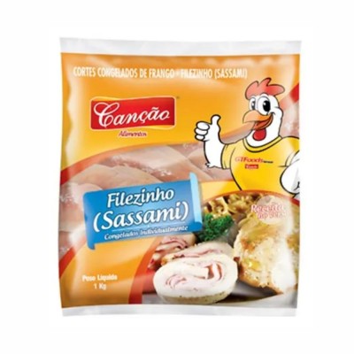 20881 - Frango - filézinho (sassami)  Canção 1kg