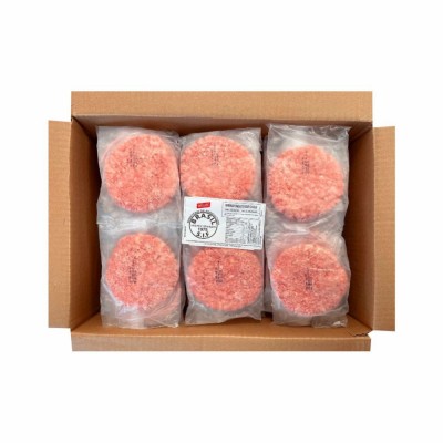 20919 - hambúrguer bovino 48 x 120g diâmetro 12,5 Wessel - 5,76kg