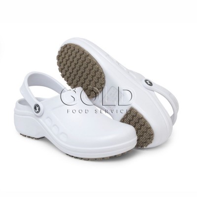 20953 - sapato antiderrapante clog branco tam 35 Sticky Shoes ca 49.860