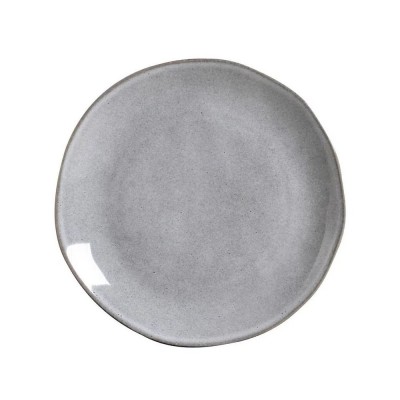 20989 - prato raso 26,5cm sem borda cinza stoneware Porto Brasil un