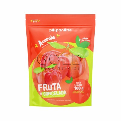 21046 - fruta congelada acerola inteira IQF polpanorte 400g