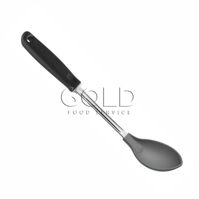 21107 - colher para servir nylon cabo preto 33cm Tramontina un