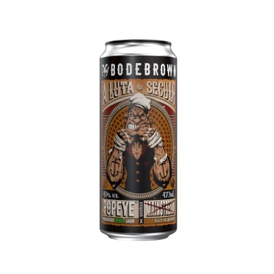 21111 - cerveja lata 473ml Bodebrown Popeye german lager un