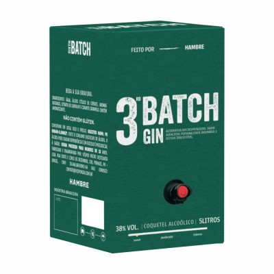 21225 - gin Batch 3rd 5L Hambre bag in box