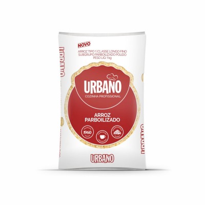 21300 - arroz parboilizado 1kg Urbano cozinha profissional