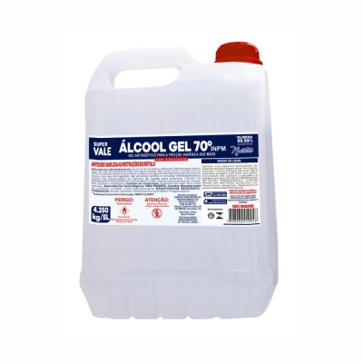 21411 - álcool gel 70 graus Super Vale 4,25kg