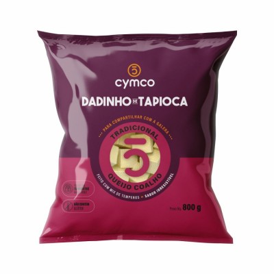 21542 - dadinho de tapioca e queijo coalho congelado Cymco 800g