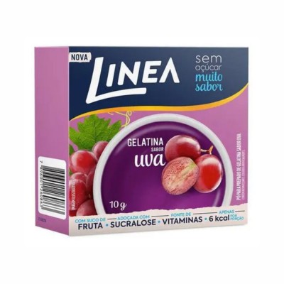 21554 - gelatina sem açúcar uva Linea 10g