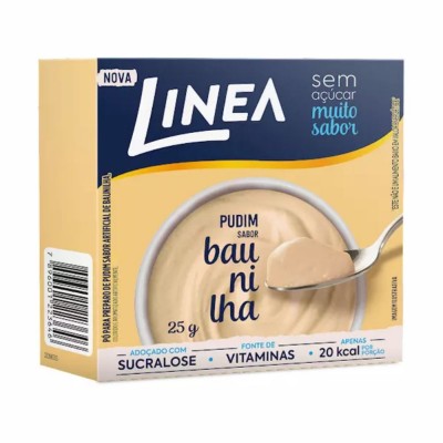 21555 - pudim sem açúcar baunilha Linea 25g