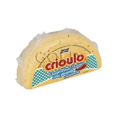 21563 - queijo minas padrão pimenta calabresa meia lua Crioulo +/- 500g
