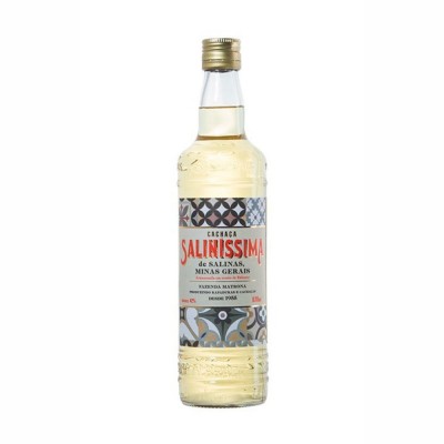 21608 - cachaça Saliníssima Ouro 670ml