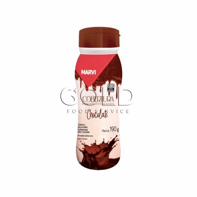 21661 - cobertura P/sorvete chocolate Marvi 190g