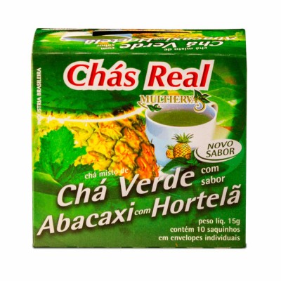 21700 - chá verde abacaxi c/hortelã Real 10 envelopes