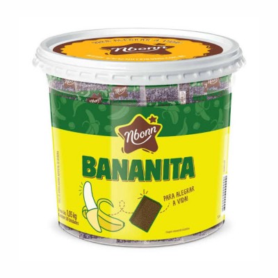 21751 - banana embalada Nbonn 1,05kg pote 50un