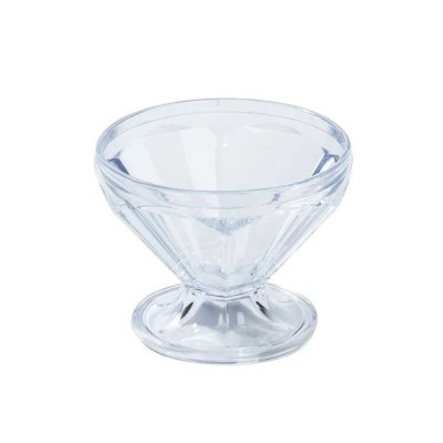 21778 - taça sobremesa 150ml policarbonato transparente Vemplast un