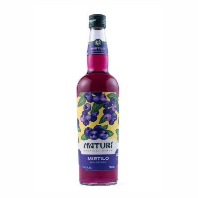 21804 - xarope vidro 700ml mirtilo Maturí