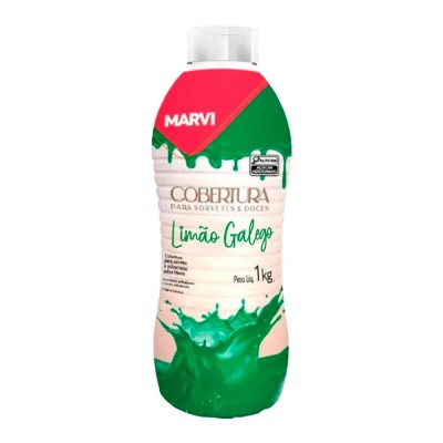 21806 - cobertura P/sorvete limão galego Marvi 1kg