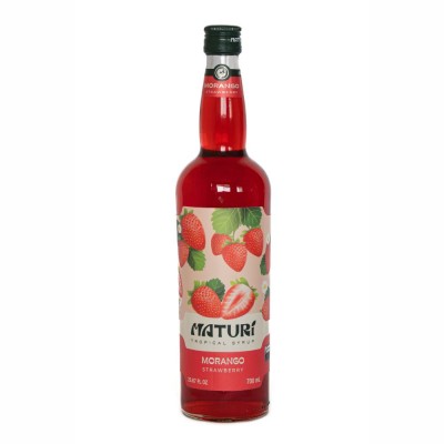 21817 - xarope vidro 700ml morango Maturí