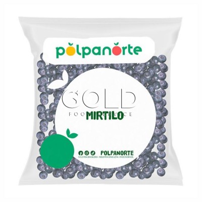 21837 - fruta congelada mirtilo inteiro IQF polpanorte 1,02kg