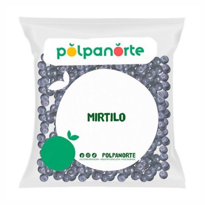 21837 - fruta congelada mirtilo inteiro IQF polpanorte 1,02kg