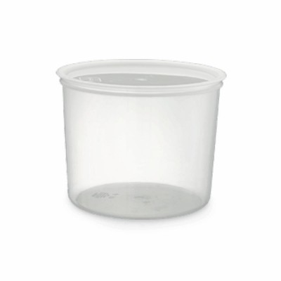 21854 - pote redondo com tampa branco 4L Biopratika REF 0770