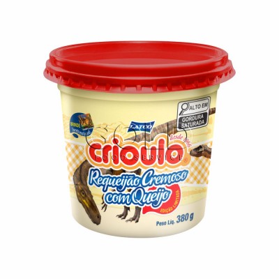 21863 - requeijão cremoso com queijos Crioulo pote 380g